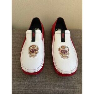 Men’s Mozo Chef Aaron Sanchez Day of the Dead Dead Skull Chef Shoes Size 8